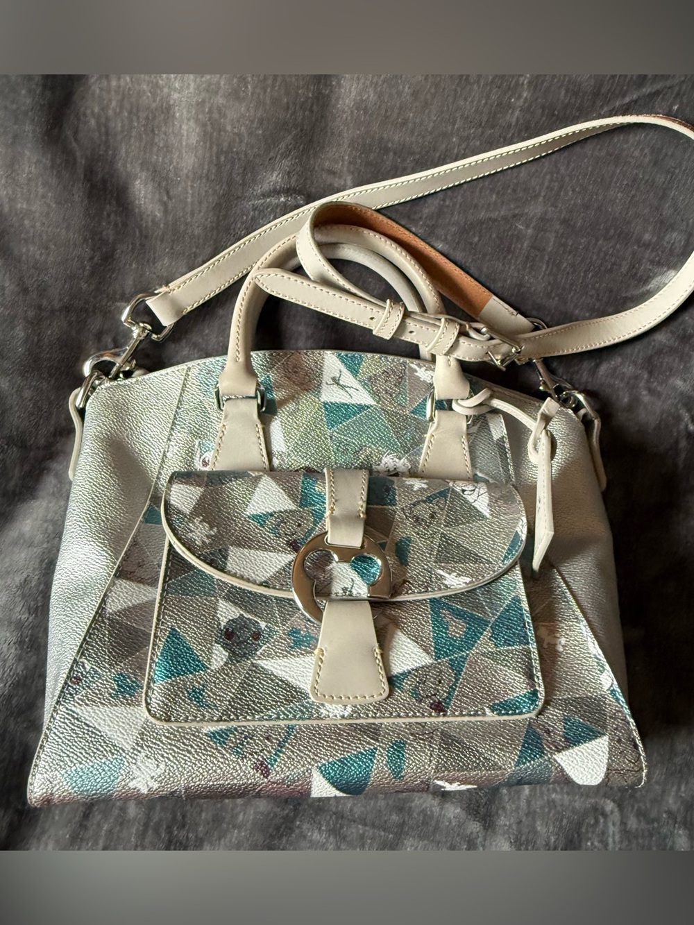 Disney Dooney and Bourke Silver Satchel
